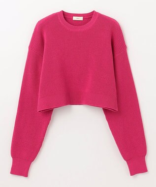 NAVE 【Nave 　洗える】ルピナス コットンニットトップス ローズ系