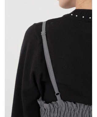 earth music&ecology ウエストマークキャミワンピース Gray