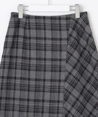 J.PRESS LADIES S クラシカル ツイード タータン スカート グレー系3