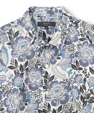 JOSEPH HOMME 新柄【洗える】メキシカントロピカルプリント　半袖レギュラーカラーシャツ ホワイト系5