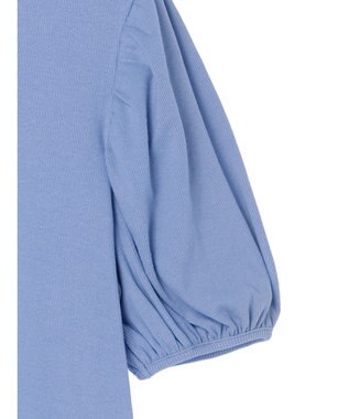 earth music&ecology パフスリーブプルオーバー Blue