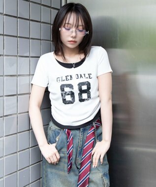 WEGO レイヤードグラフィックT 柄2