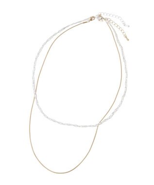 Green Parks ｅｖｅｒｙ　ｗａｌｋ．２本セットコインネックレス Mix