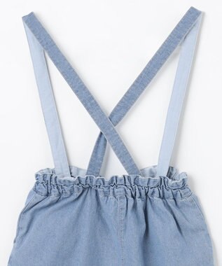 ANY KIDS デニム ガウチョパンツ ブルー