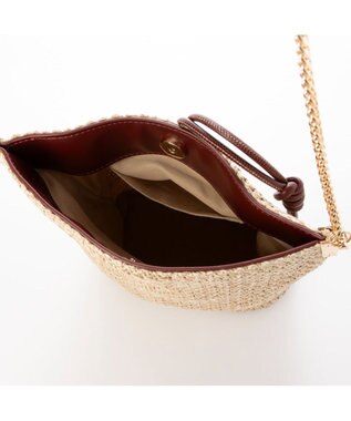 UNBILLION カシュカシュ cachecache / 口前ストラップポリプロピレンショルダー ベージュ