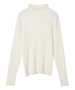 CRAFT STANDARD BOUTIQUE ウォッシャブルリブタートルニットプルオーバー Ivory