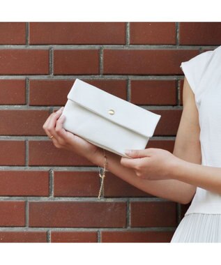 UNBILLION perche 牛革袋縫いかぶせ財布