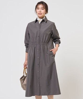  【WEB限定カラーあり】TC ライトタンブラー シャツワンピース