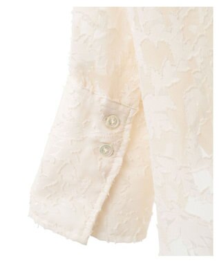 YECCA VECCA 3wayシアージャガードシャツ Ivory