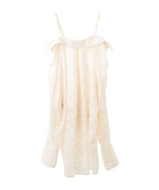 YECCA VECCA 3wayシアージャガードシャツ Ivory