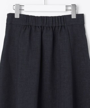 Feroux 【先行予約】パール釦ペプラムジャケット×スカート セットアップ ネイビー系