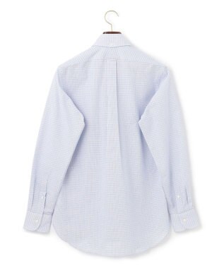 J.PRESS MEN 【PREMIUM PLEATS / 形態安定】BROADジャーミンチェックシャツ / B.D. サックスブルー系3