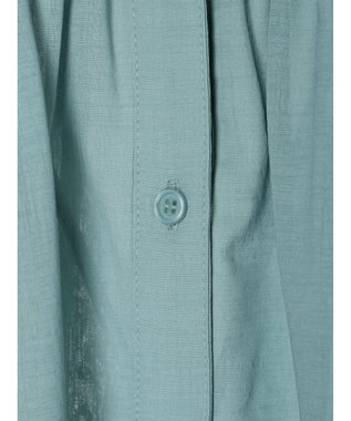 Green Parks シャーリングボリュームスキッパーチュニック Blue Green