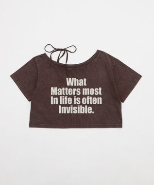 WEGO 2WAYオフショルショートT 柄8