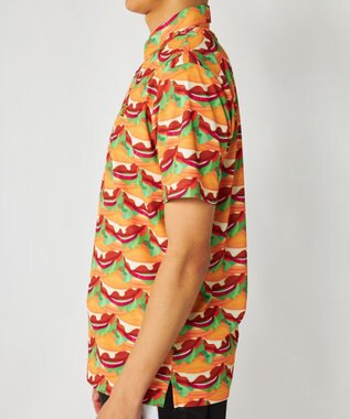 FILA GOLF／marie claire 【Loudmouth】総柄ポロシャツ Burger Mania