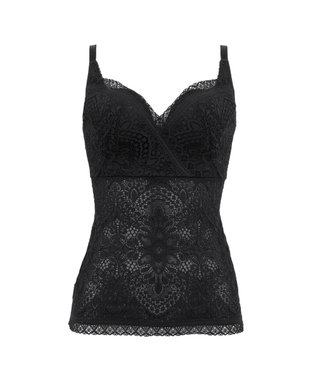 BRADELIS New York 【BRADELIS Me】 Perfumyプラスブラキャミ25A1 ノンワイヤー 補正下着 カップ付き ブラトップ バストアップ