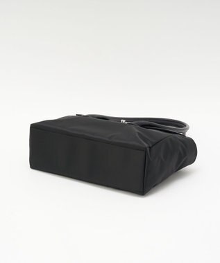 russet 《@__serako.r__企画》クラウズナイロンフラップトートバッグ(CE-1690) Black