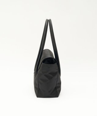 russet 《@__serako.r__企画》クラウズナイロンフラップトートバッグ(CE-1690) Black