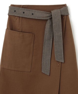 BEIGE， DANNES / ラップスカート Caramel