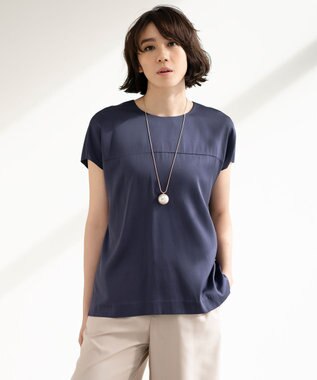 洗える Uvケア 吸放湿性 シルクストレッチ プルオーバーブラウス 自由区 ファッション通販 公式通販 オンワード クローゼット