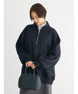 Green Parks ・ＳＵＧＡＲ　ＳＰＯＯＮ　ウラキモウハーフＺＩＰスウェット