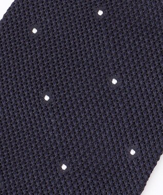 J.PRESS MEN 【JAPANESE SILK FRESCO TIE COLLECTION】ドットネクタイ ネイビー系8