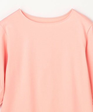 ANY 【WEB限定】シルケットスムースツイストスリーブカットソー ピンク