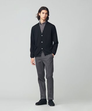 J.PRESS MEN ピースダイ トリコチンストレッチパンツ グレー系