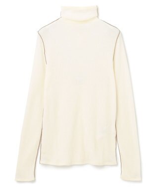 BEIGE， FORD / ハイネックトップス White×Camel