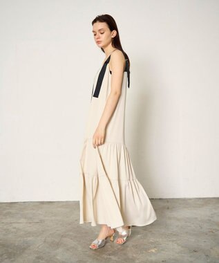 GRACE CONTINENTAL ティアードロングワンピース キナリ