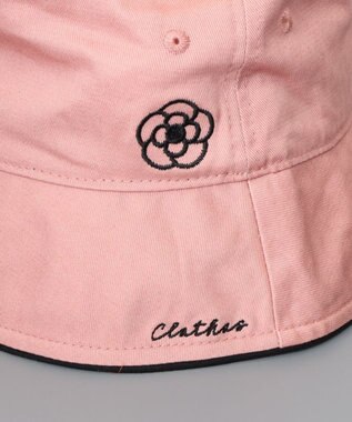 AURORA 【 CLATHAS.（クレイサス）】刺繍ドローコード付きバケットハット ピンク