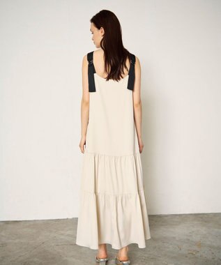 GRACE CONTINENTAL ティアードロングワンピース キナリ