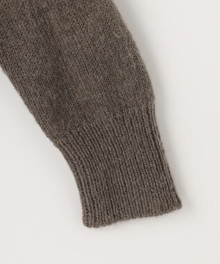 自由区 ポンチョニット ブラウン系