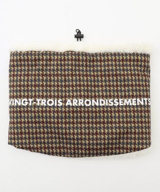 23区GOLF 【UNISEX】裏ボアネックウォーマー ダークブラウン系3