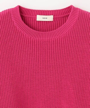 NAVE 【Nave 　洗える】ルピナス コットンニットトップス ローズ系