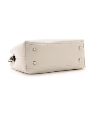 MioFIRANO STONE B001 ハンドバッグ LIGHT GRAY