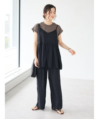 CRAFT STANDARD BOUTIQUE スムースフレンチスリーブプルオーバー Charcoal Gray