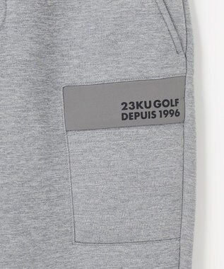 23区GOLF 【WOMEN】ダンボールニットパンツ 履き心地抜群でポケット付き！近所へのお出かけに◎ ライトグレー系