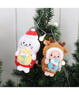 Mother garden しろたん お座り サンタクロース キーホルダー 9cm しろたん