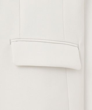 NAVE ウールポリエステルツイル ジレ アイボリー系