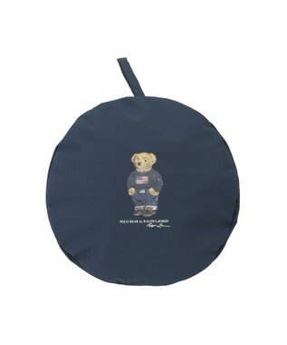 MOONBAT POLO RALPH LAUREN レインハット FLAG BEAR 撥水 ポケッタブル ネイビーブルー