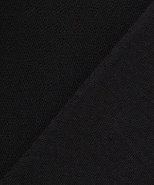 ICB 【洗える】ドライコットンアセテート ニットジレ ブラック系