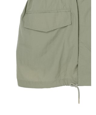 earth music&ecology ドロストコードジレ Khaki