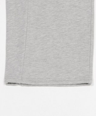 WEGO 【ウエストゴム/SMLサイズ展開】カーブデザインスウェットパンツ 杢グレー