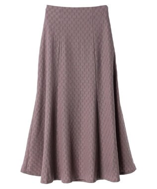 earth music&ecology ジャガードフレアスカート Pink