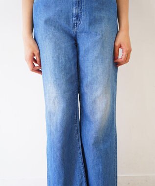 caqu FS linen wide flare リネンワイドフレアデニム 3years
