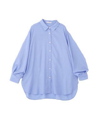 Green Parks 【しゃれシャツ】イージーケアシャーリングシャツ Sax