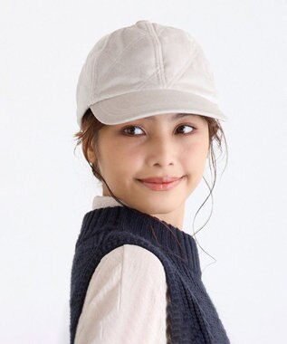 ATRENA 光電子糸ベロアキルティングキャップ