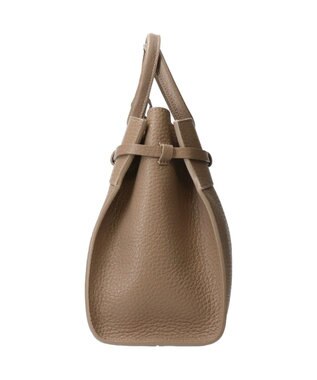 INTER-CHAUSSURES 【CHRISTIAN VILLA】レザーハンドバッグ オーク