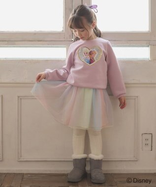 ANY KIDS 【Disney（ディズニー）】FROZEN / ミラクルスパンコール トレーナー ラベンダー<アナ&エルサ>